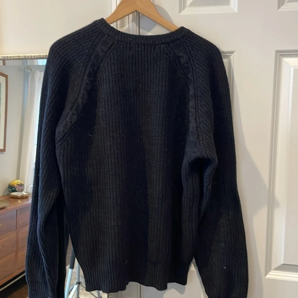 Woodstock by Bernard Vintage Wool Blend Rib Knit Sweater